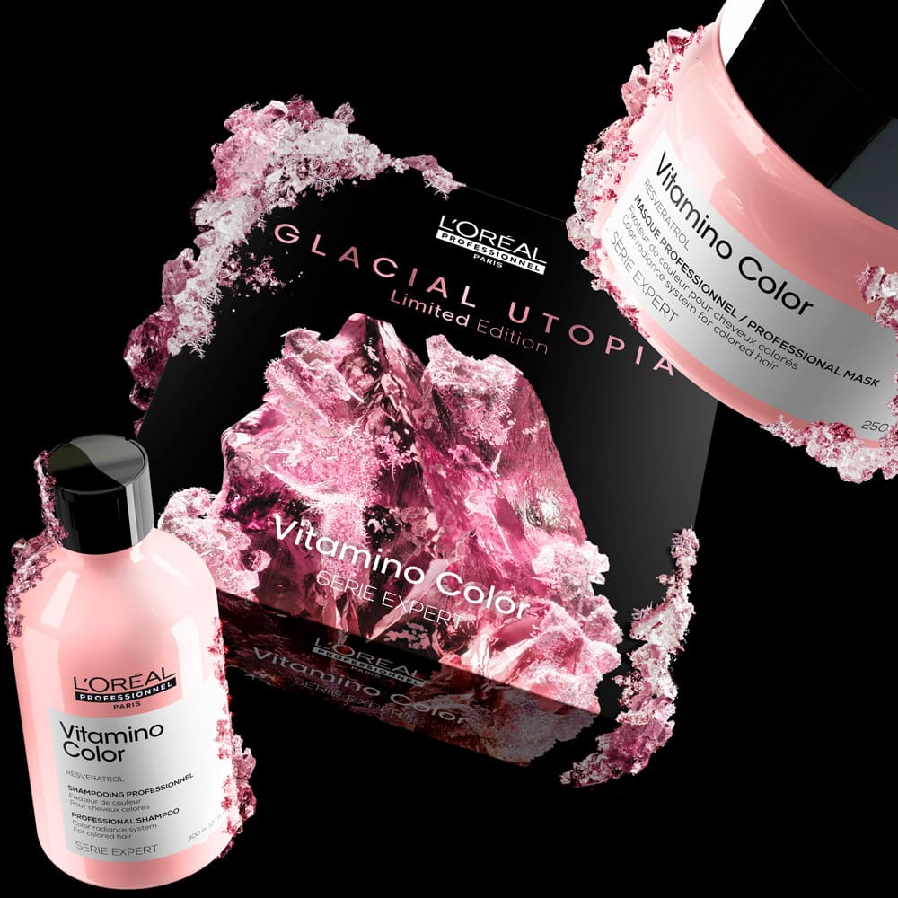 GLACIAL UTOPIA VITAMINO COLOR SPECTRUM DUO (SET PARA CABELLO COLORADO)